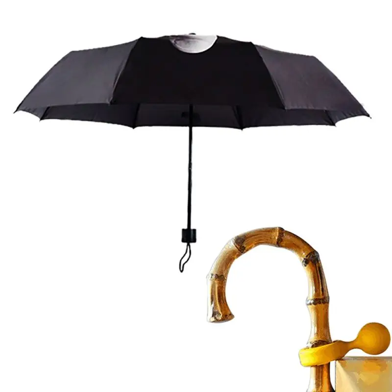 Women Umbrella Rain Middle Finger Umbrella men Windproof Folding Parasol Personality Black Middle Finger Umbrellas #0