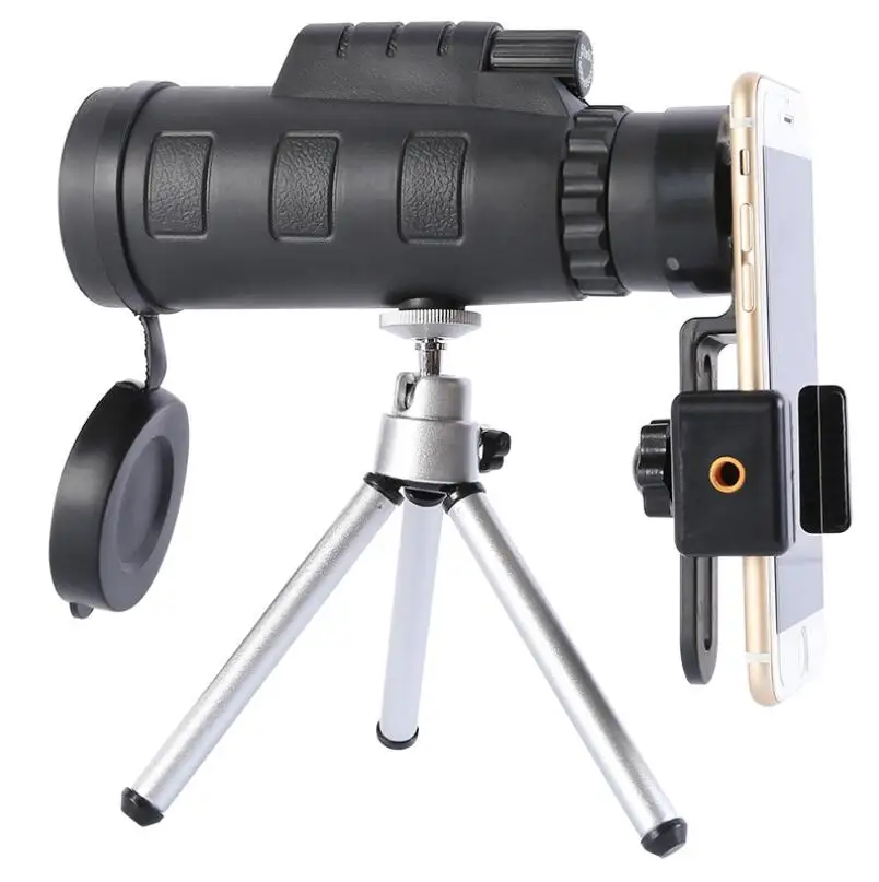 

50 x 60 Phone Monocular 50X Magnification Film Telescope Camera Telescope Monocular Telescope for Outdoor Hunting Camping Hiking