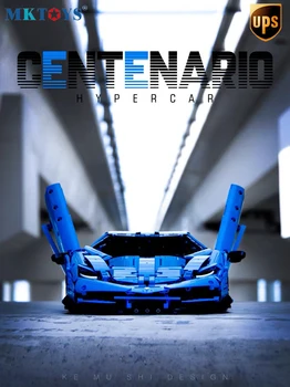 

MKTOYS MOC Building Blocks Technic Lamborghining Centenario Sports Cars Vehicle Machine 3842PCS Bricks Gifts Toys for Kids Adult