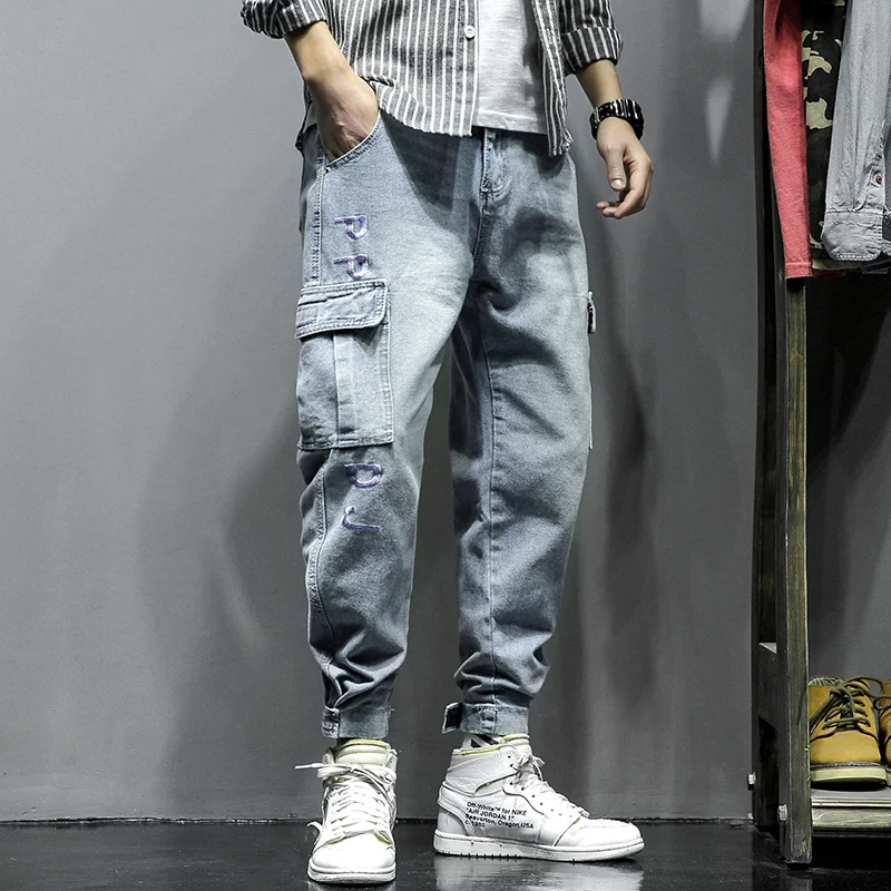 2020 Hot Sale Streetwear Casual Men Jeans Pants Straight Slim Cotton Ankle-Length Denim Jeans Hip Hop Men Jeans Pants 2020 Hot Sale Streetwear Casual Men Jeans Pants Straight Slim Cotton Ankle-Length Denim Jeans Hip Hop Men Jeans Pants