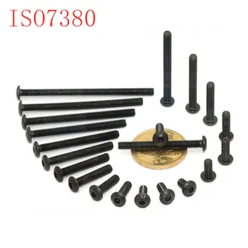 

10pcs M5 Bolt Steel with black grade 10.9 Button Head Socket Screw Bolt M5*(6/8/10/12/14/16/18/20/22/25/30/35/40/45/50) mm