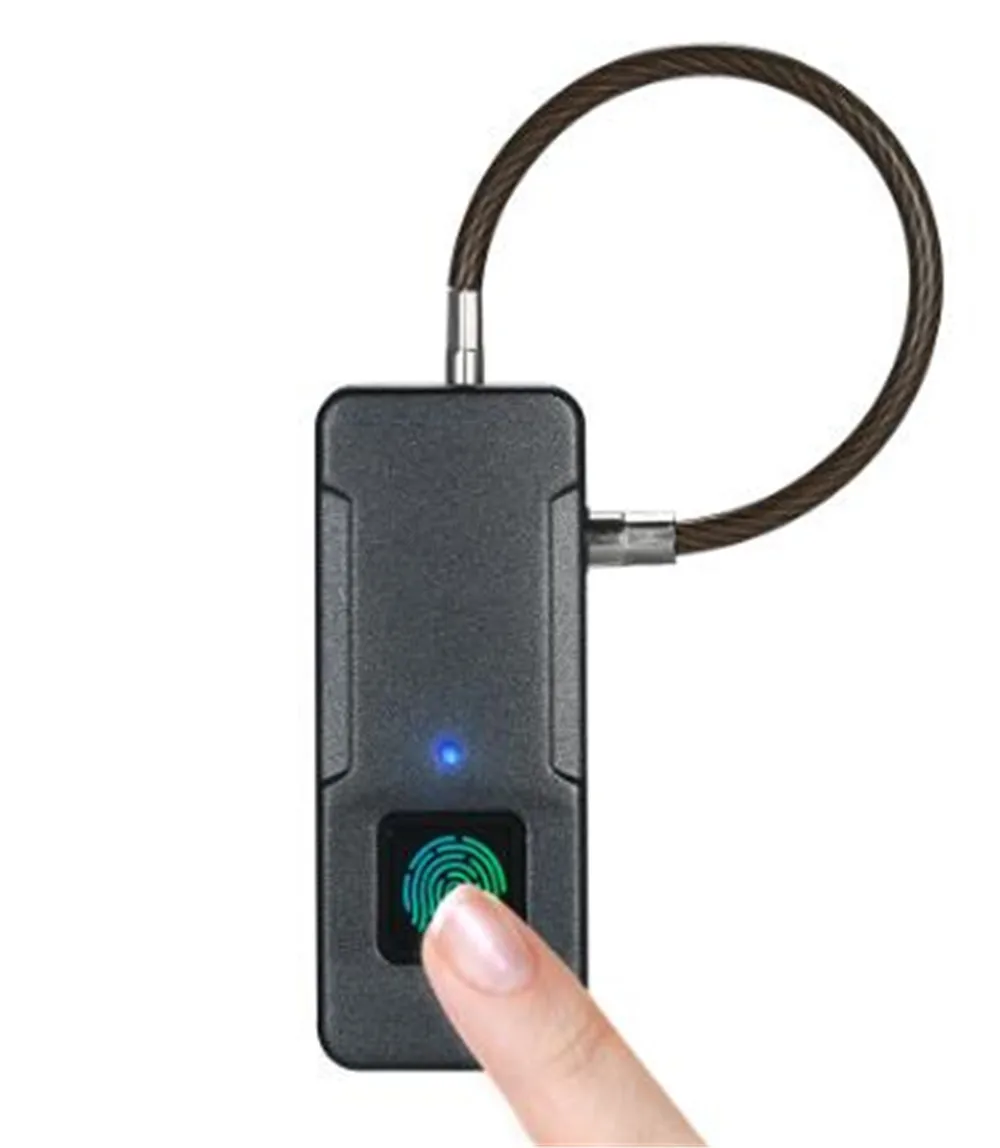 Smart Keyless Fingerprint Lock Waterproof Fingerprint Unlock Anti-Theft Security Padlock Door Luggage Lock