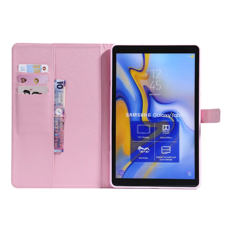 Wekays для samsung Tab A2 10,5 T590 Мультфильм кожаный чехол для samsung Galaxy Tab A 10,5 дюймов T590 T595 чехол для телефона