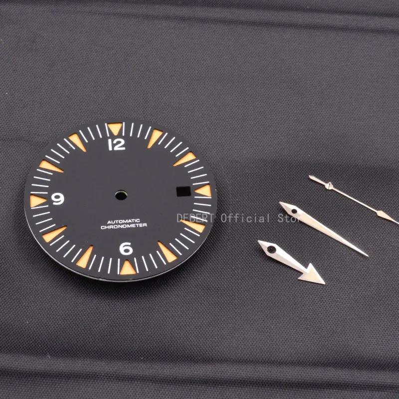 

31MM Watch Parts mens watch Sterile Dial and hands combination luminous fit Miyota 8215/821A,ETA 2824/2836 Automatic movement