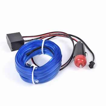 

4m Optical-Fiber Light Car Interior Decorative Lamp Dash Trim Moulding LED Strip