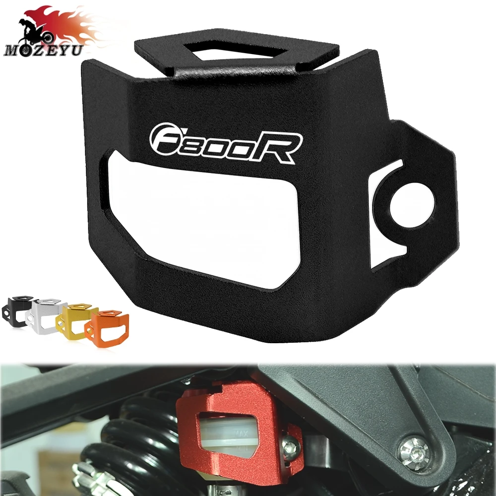 For BMW F800R F800 R 2013-2018 2014 2015 2016 2017 Motorcycle CNC Rear Brake Pump Fluid Reservoir Guard Protector Oil Cup Cover |