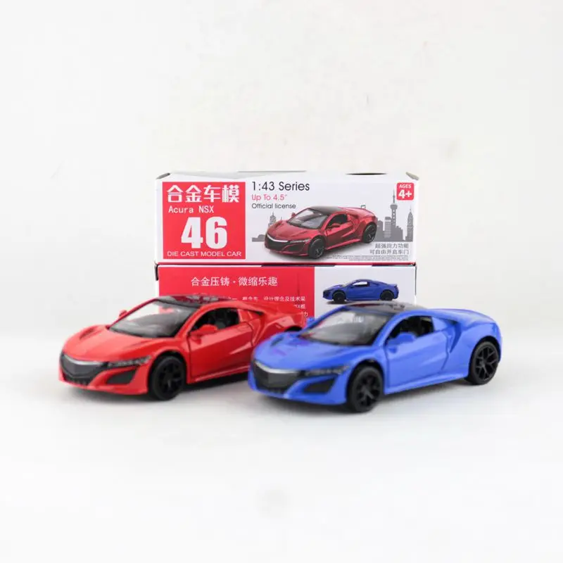 Caipo масштаб 1:39 Acura NSX литой автомобиль с откидной крышкой металлическая модель