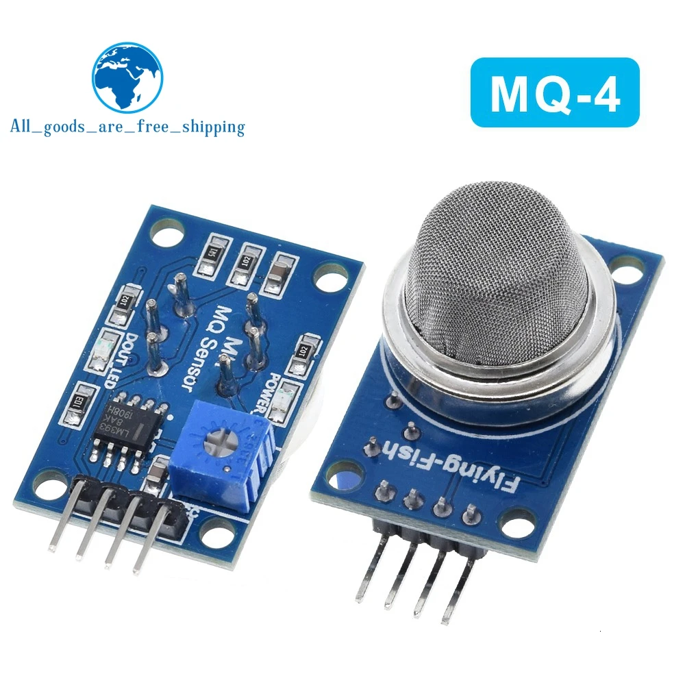 TZT 1/3PCS MQ-2 MQ-3 MQ-4 MQ-5 MQ-6 MQ-7 MQ-8 MQ-9 MQ-135 Erkennung Rauch Methan Flüssiggas Sensoren Modul für Arduino – Detail 16