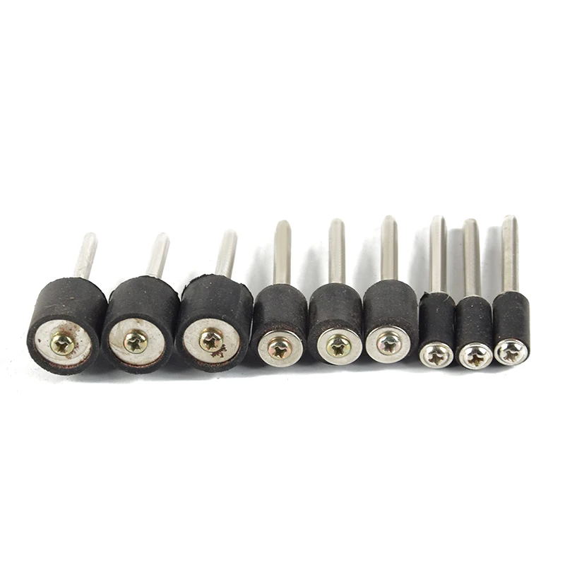 Горячая XD-338pcs#60#120#320 шлифовальная лента с 3/8 1/4 1/2 резиновой оправкой для Dremel электрическая мельница вращающиеся инструменты комплект аксессуаров