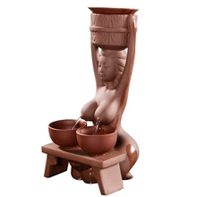 Изысканный сексуальный чайный горшок ситечко креативный фиолетовый песок Чайный фильтр красота чай домашнее животное украшения Чай утечка чай ремесло аксессуары