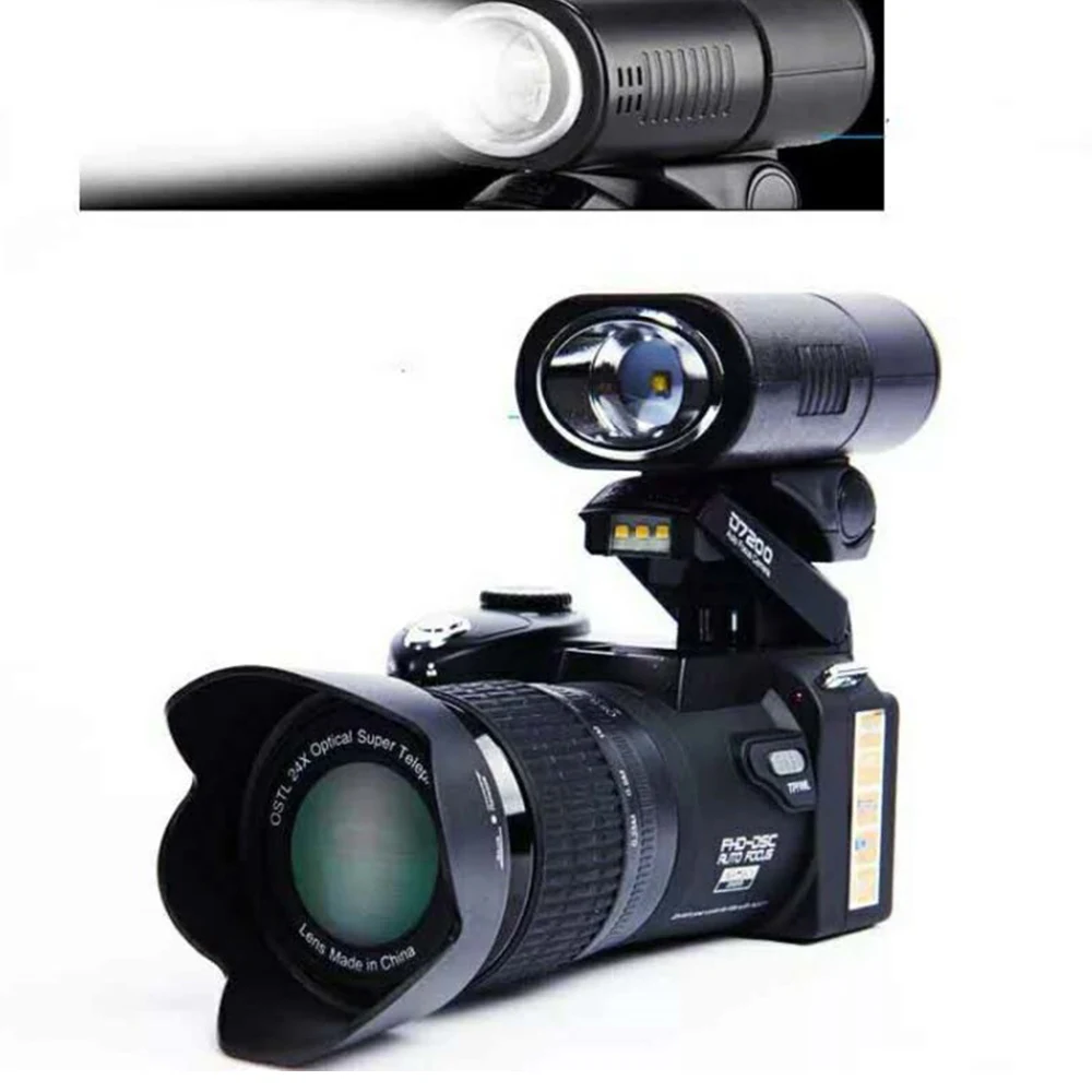 POLO D7200 цифровая камера 33MP автоматическая фокусировка профессиональная DSLR камера телеобъектив широкоугольный объектив Appareil фото сумка штатив
