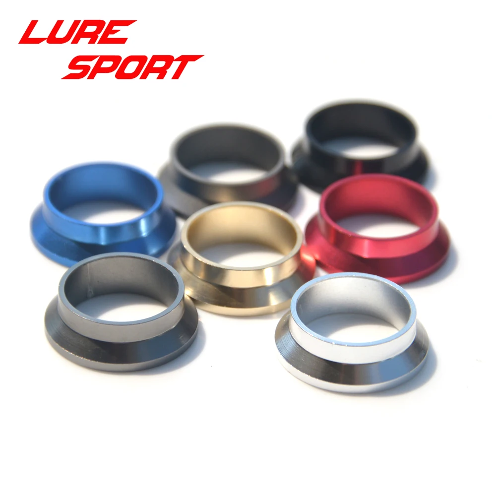 LURESPORT 10 шт. алюминиевое космическое кольцо FUJI катушка сиденья спар6 проверка