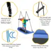 Saucer Tree Swing Surf Kids Outdoor Adjustable Oval Platform Set w/ Handle  OP70325 5