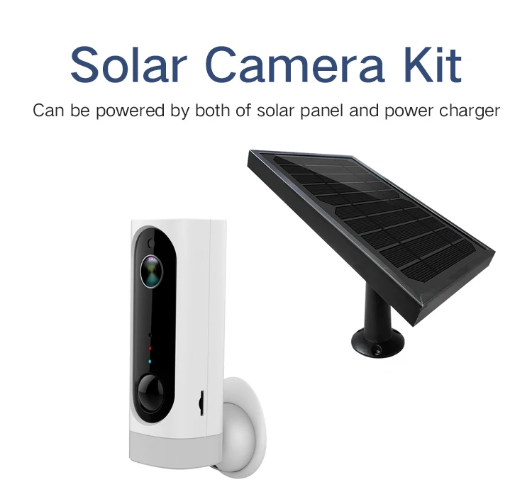 

Yobang Security Outdoor Solar panel Wifi Camera Kit Support Max 128G SD Card With HD 1080P IP Camera Solar Battery CCTV Camera