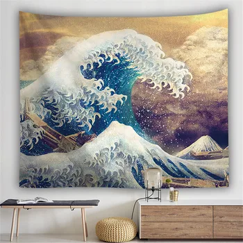 

Sea Beach Tree Tapestry Wall Hanging Wall Tapestry Blanket Tapestry Living Room Bedroom Farmhouse Decor Wall Fabric Celestial