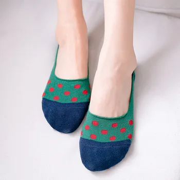 

Invisible Women Socks Slippers 2020 New Breathable Sweat-absorbent New Spring Fashion Cotton Women's Socks Non-slip Socks Women