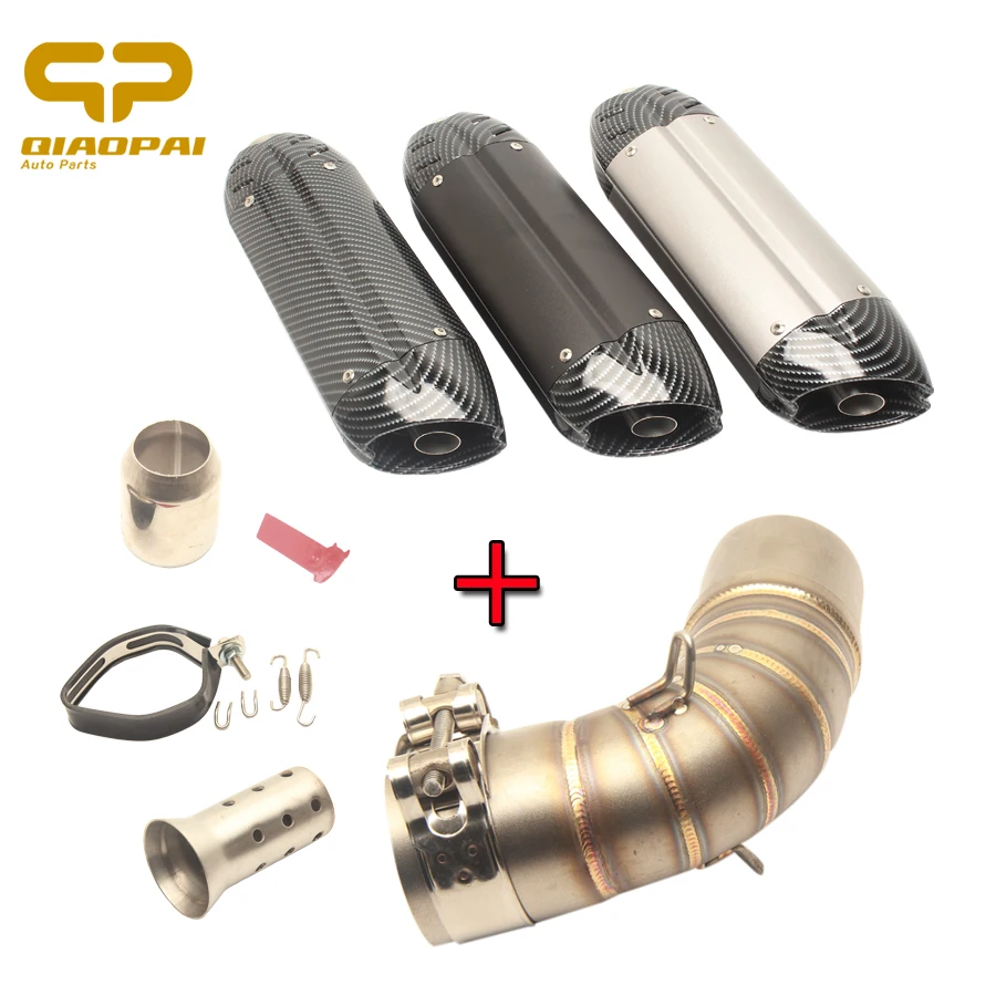 

Motorcycle Full Exhaust System Scooter Mid tube Escape Muffler 51 Silencer DB Killer for Honda CB1000R CB 1000R 2008-2016 MIVV