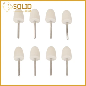 

Bullet Wool Grinding Head Shank 3mm Wool Felt Mounted Point Metal Buffing Pad for Rotary Tool Head 14/16mm 8Pcs