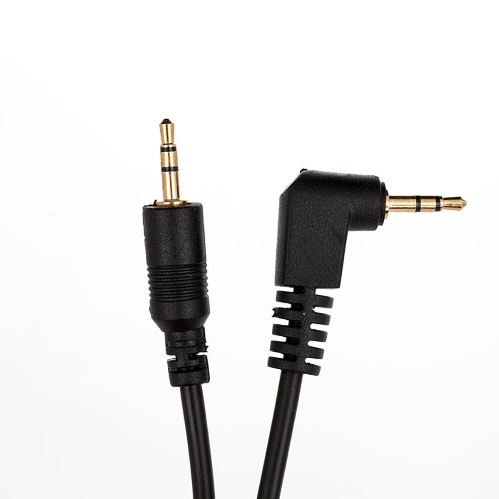2.5mm E3 Shutter Release Cable With 90 Degree Plug Remote Control Cable Replace for Canon 77D/M6/80D/70D/60D/500D/400D/300D
