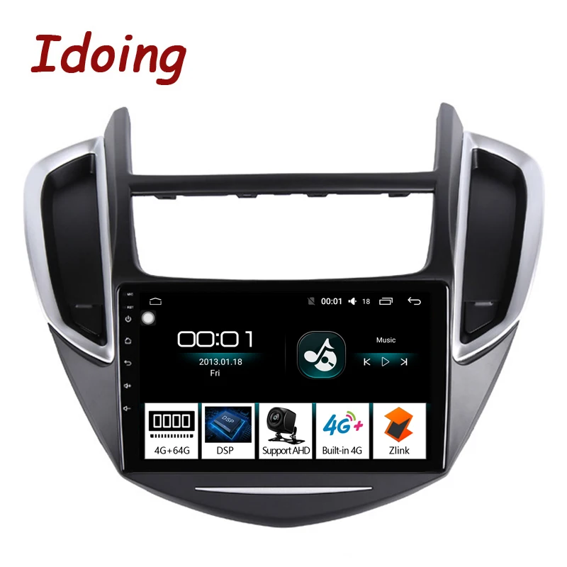 Idoing 9 &quot4G + 64G 2.5D ips Восьмиядерный Android автомобильный Радио мультимедийный плеер gps