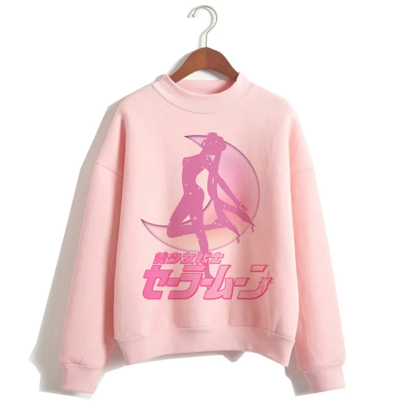 sailor moon cartoon women hoodie korean style Sweatshirt Oversized kawaii streetwear female Hoodies ulzzang harajuku Graphic