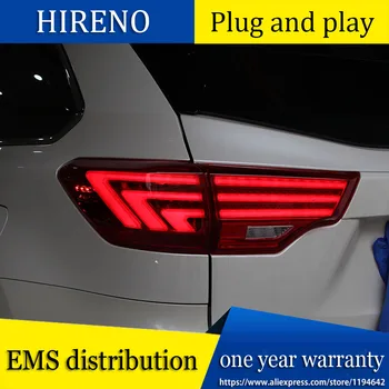 

Car Styling tail lamp for toyota Highlander Taillights 2015-2019 Kluger Tail Lamp Type Rear Lamp DRL+Brake+Park+Signal