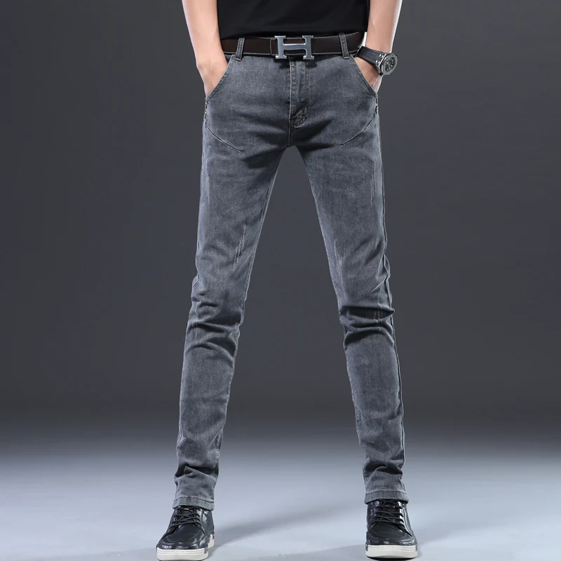 big size 2019 winter new plus size men's casual jeans brand clothing large size stretch denim jeans male gray slim feet pants big size 2019 winter new plus size men's casual jeans brand clothing large size stretch denim jeans male gray slim feet pants