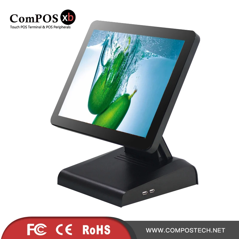 

POS terminal 15 inch Capacitive Touch Screen POS machine with VFD customer display
