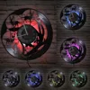Wildlife Deer Hunting Vinyl Record Wall Clock Nature Animal Hunter Watch Modern Silent Clock Mancave Forest Club Wall Home Decor 6