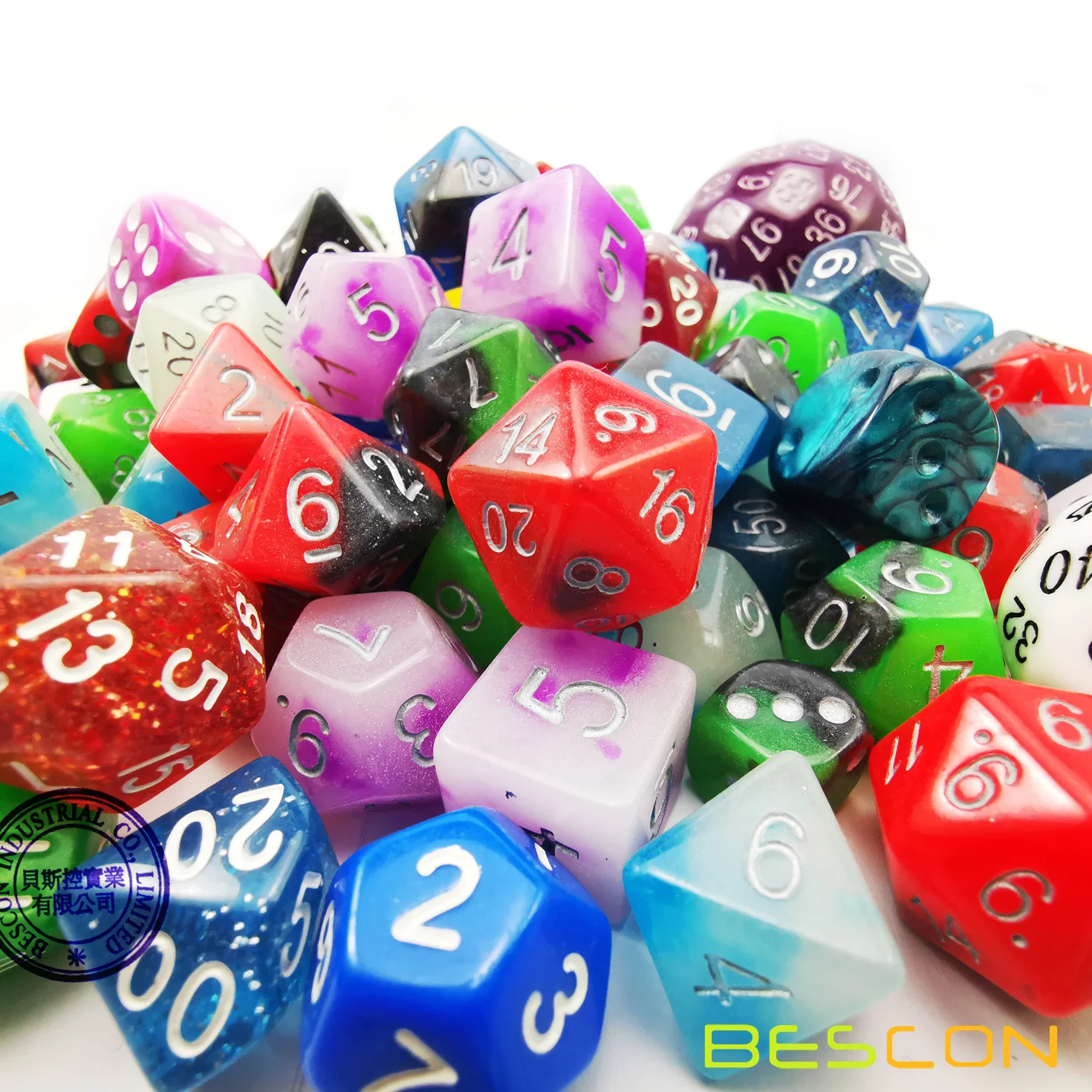 Bescon Big Better Rejects Dice Pack 100+, Second Dice Set 100pcs 4