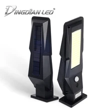 Водонепроницаемый 20 Вт COB Солнечный уличный светильник PIR датчик движения/Ночной Датчик мини на батарейках Настенные Лампы для улицы ночное освещение для сада