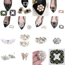 1 шт.; обувь с украшением в виде кристаллов; женская обувь с пряжкой; обувь с украшениями; Свадебная обувь с очаровательным декором; Мода аксессуары для обуви; 16 видов