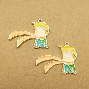 

10pcs 22x30mm enamel boy charm for jewelry making fashion earring pendant necklace bracelet charms