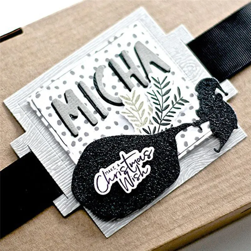 

DiyArts 1 Pcs/lot Metal Cutting Dies Scrapbooking for Card Making DIY Embossing Cuts New Craft Dies Santa Claus