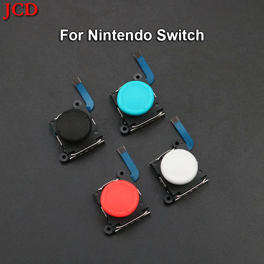 Jcd 3D Joystick Analogico Thumb Stick Grip Cap Button Key Module Controller Per Switch Lite Ns Mini Joy-Con Controller