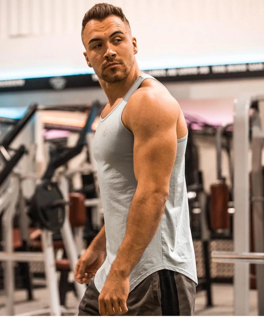 Muscle Dr. Европа и Америка братья стиль Чистый хлопок спортивный жилет для фитнеса для мужчин Беговая база без рукавов жилет
