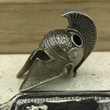 EDC инструменты латунный нож бусины Мельхиор Спартанский ремешок для шлема шарик Паракорд нож брелок инструмент DIY кулон#190