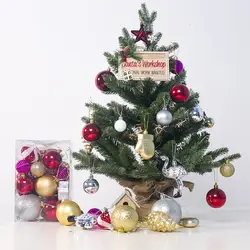 30 шт./компл. Рождественская елка шар-безделушка рождественское подвесное украшение для домашней вечеринки декор яркие красные золотого
