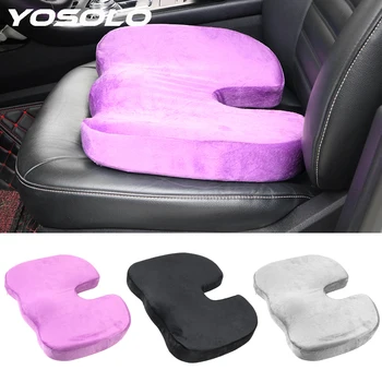 

YOSOLO U Shaped Memory Foam Seat Cushion Car Seat Cushion Lumbar Pain Relief Pad for Automobile Office Interior Accessories