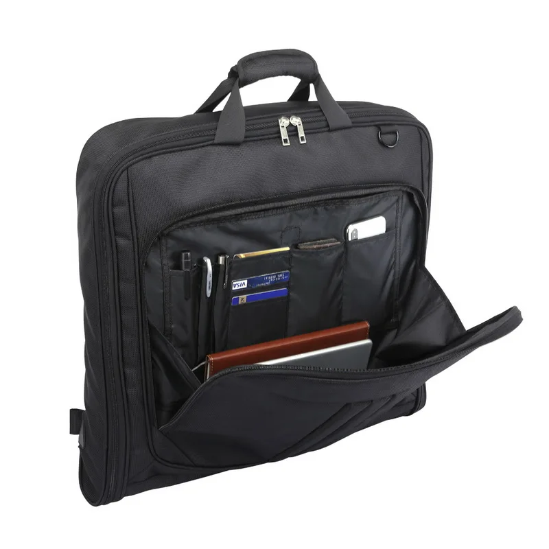 Деловая Мужская водонепроницаемая черная оксфордская мужская сумка с ручкой легкая Портативная сумка для костюма Мужская Дорожная сумка для хранения для костюмов