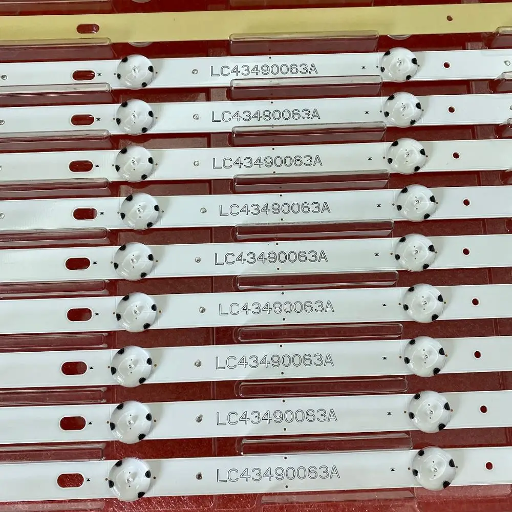 30 шт. светодиодный подсветка полосы для LG 43UJ651V 43UJ561V 43UJ701V 43UJ634V LC43490062A LC43490063A LC43490064A