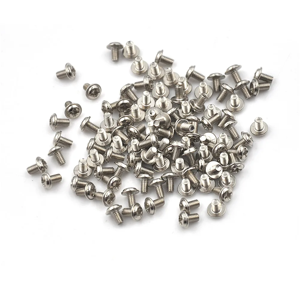 

100Pcs M3 Screw M3X5 5mm PC Case Hard Drive Precision PSU 6/32" Hex Screws For Computer Floppy DVD ROM Motherboard 7mm