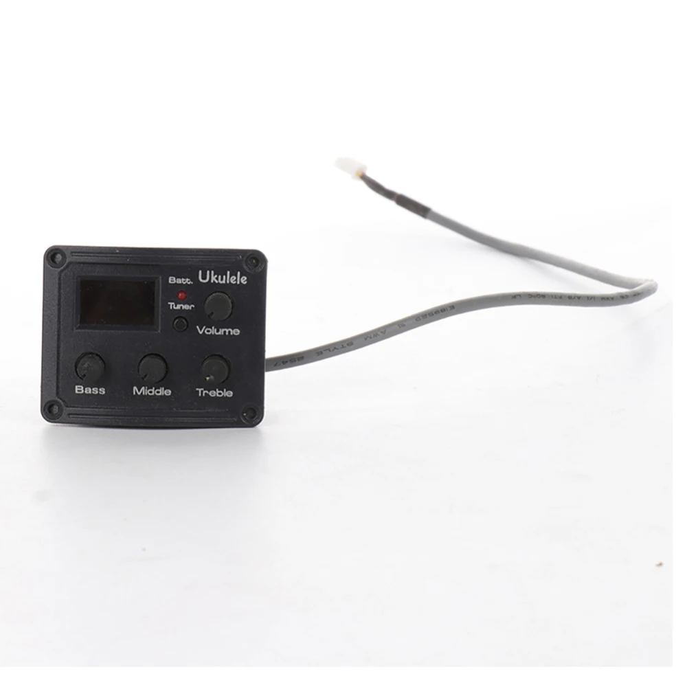 Guitar Accessories Ukulele Pickup Preamp 3-Band Eq Equalizer Tuner System With Lcd Display Guitar Parts