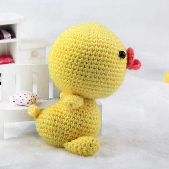 Crochet Kit Amigurumi Crochet Beginner Yellow Duck Doll Crochet Kit Diy -  Sewing Needles - AliExpress