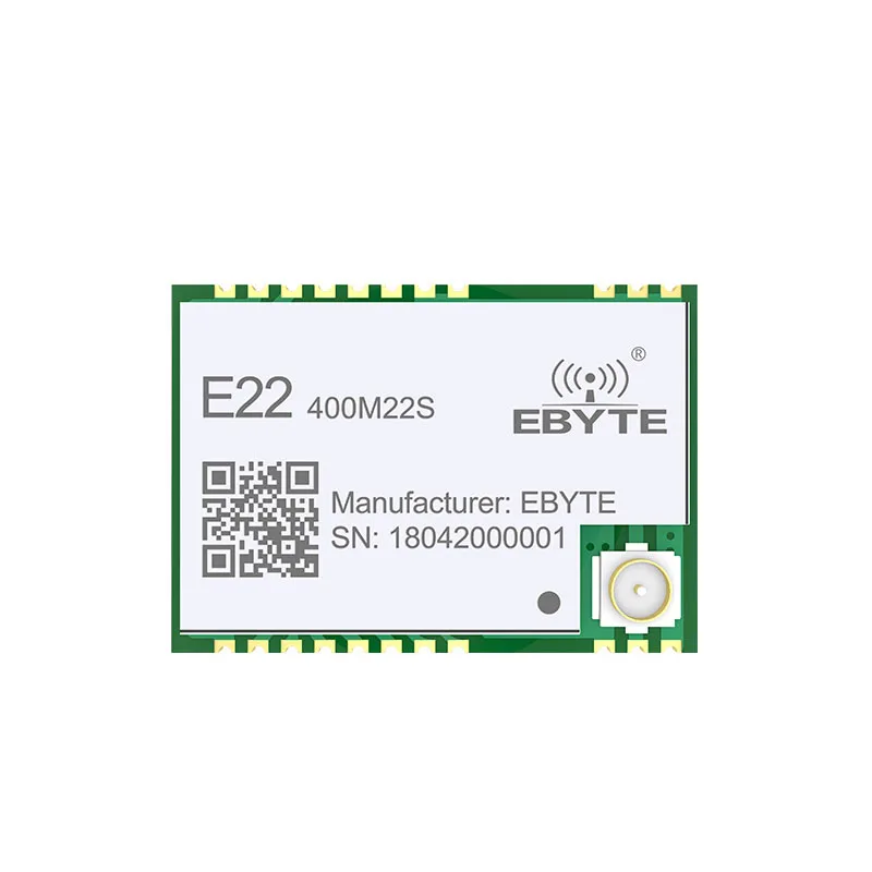 5 шт./лот LORAWAN SX1268 433 МГц LoRa дальний приемопередатчик E22-400M22S SMD SPI передатчик интерфейса и приемник РЧ модуль