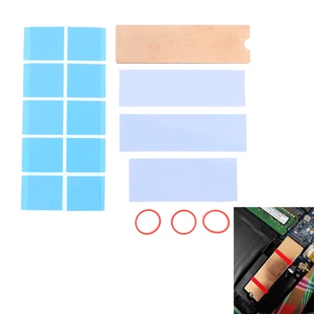 

1set Cooling Copper Sheet M.2 Heatsink NVME Heat Sink NGFF Heatsink Fan Cooler