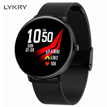

LYKRY 2020 New Smart Watch L10 IP68 Waterproof ECG Heart Rate Monitoring Sports Fitness Tracker Watches for Xiaomi Huawei iphone