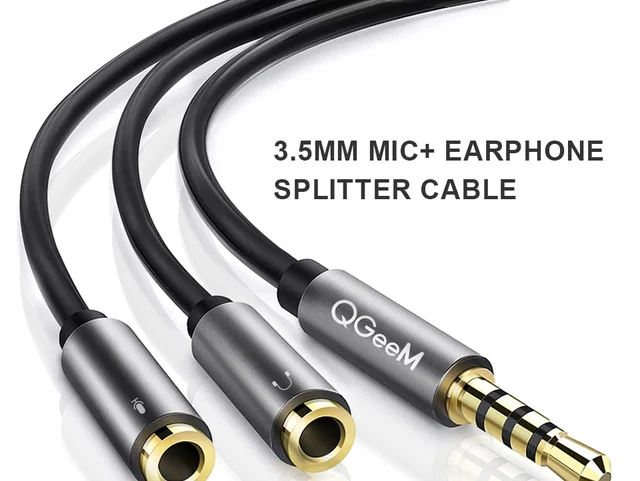 TRIXES Cavetto Splitter 3.5 Per Jack Cuffie - Sdoppiatore Jack - Foto 3