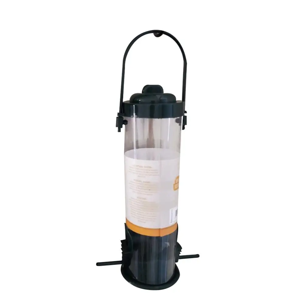 

Gazebo style large capacity hanging automatic bird feeder made of durable plastic automatic lazy bird feeder
