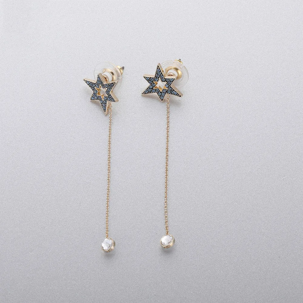 

Quality 1:1 romantic master delicate star miss swa earrings